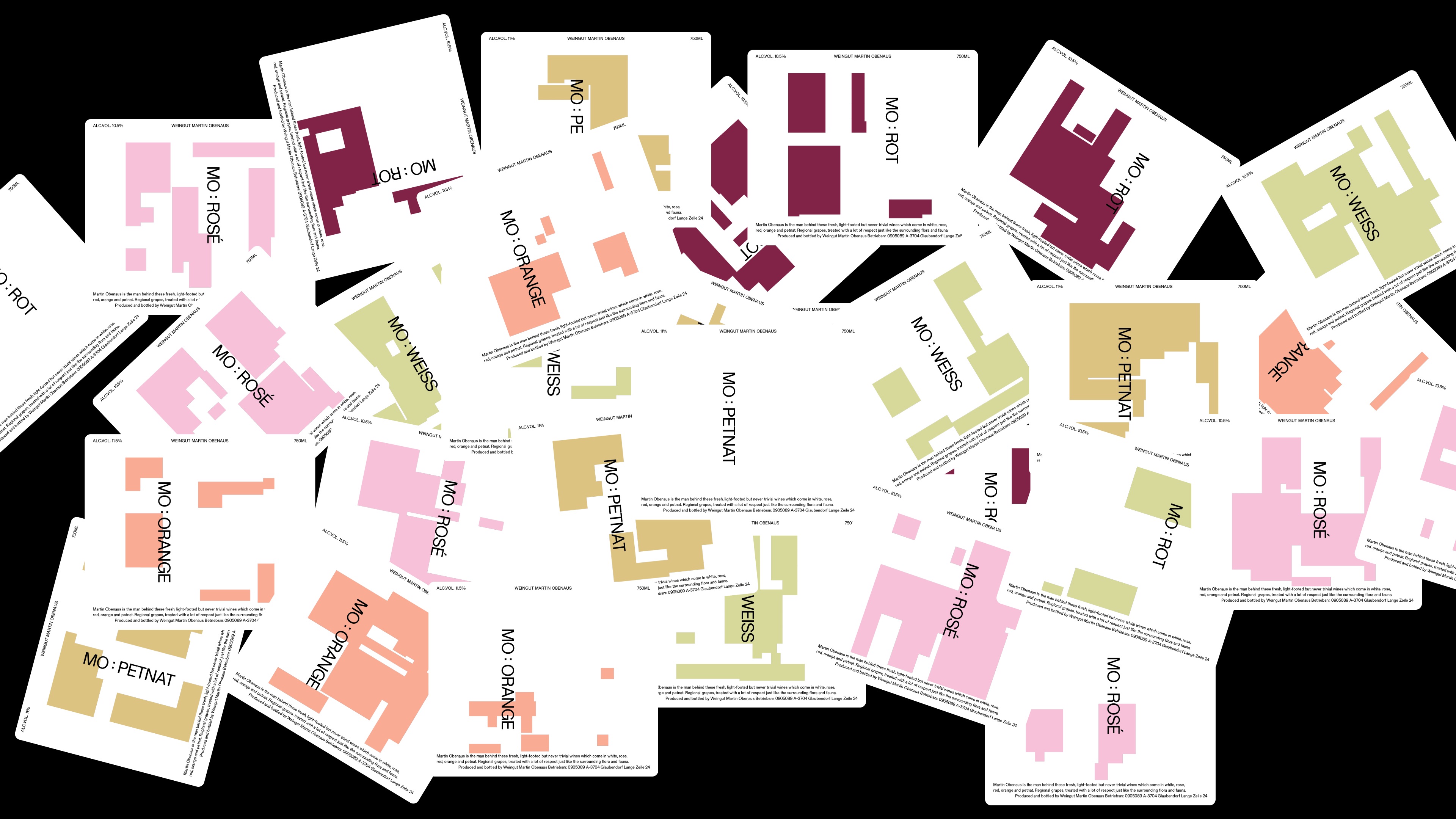 Generative wine label graphics