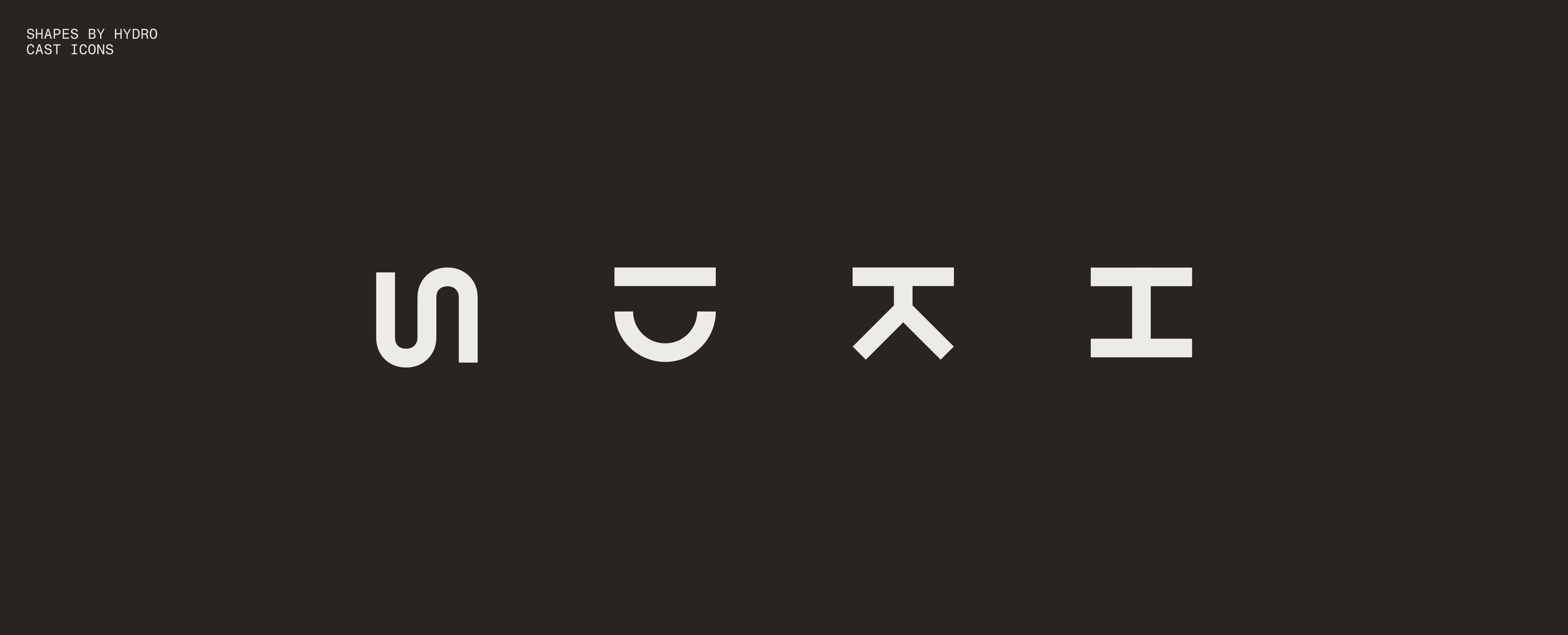 Shapes category icons